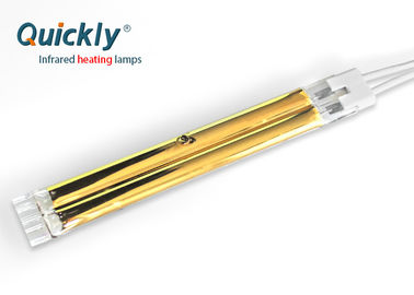 Gold Coating Carbon Infrared Emitter Industrial Halogen Heaters 3000w For Paint Curing